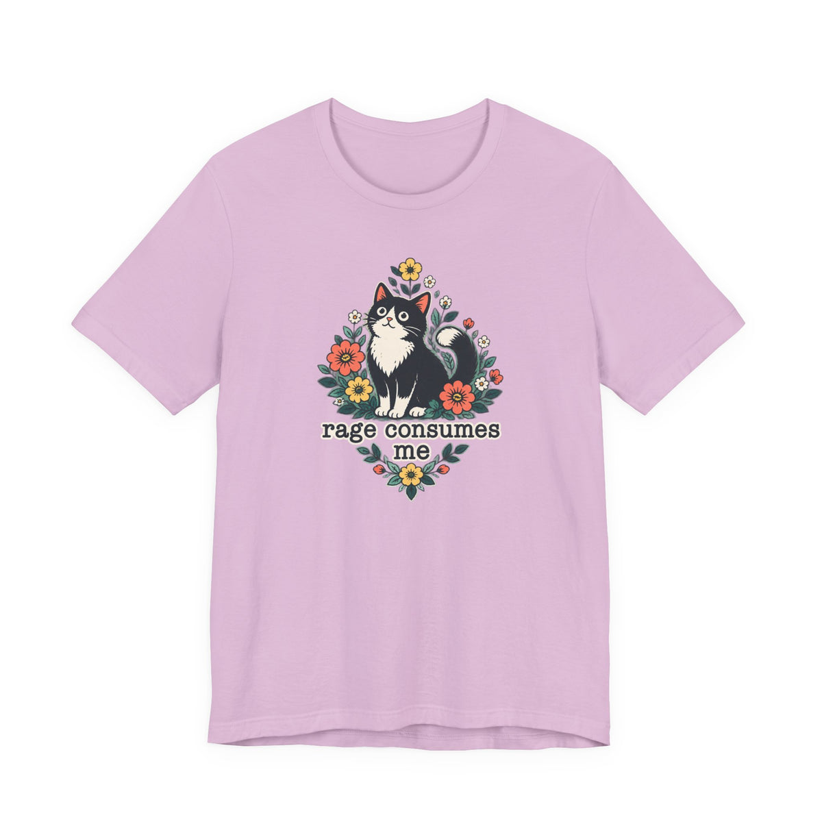 Rage Consumes Me - Cat Humor Tee