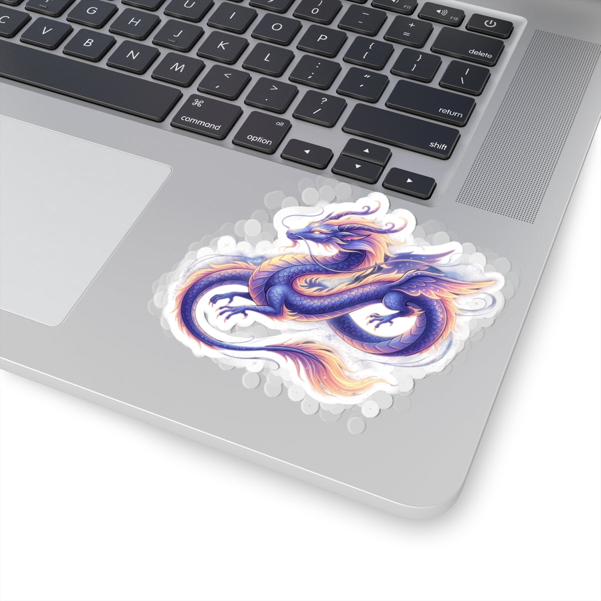 Iridescent Asian Dragon Kiss-Cut Stickers | Vinyl Die-Cut Sticker