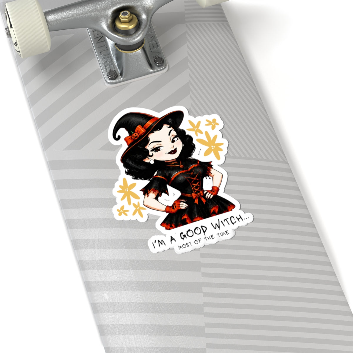 Good Witch Illustration Kiss-Cut Stickers