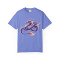 Dragon Art T‑Shirt — Purple & Gold Watercolor Dragon Graphic Tee