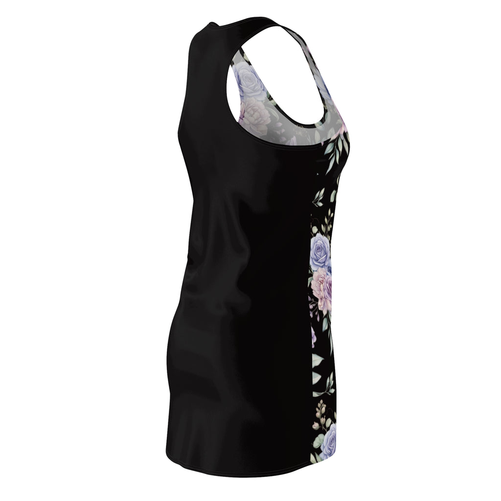 Floral Racerback Dress — Lavender Rose All-Over Print