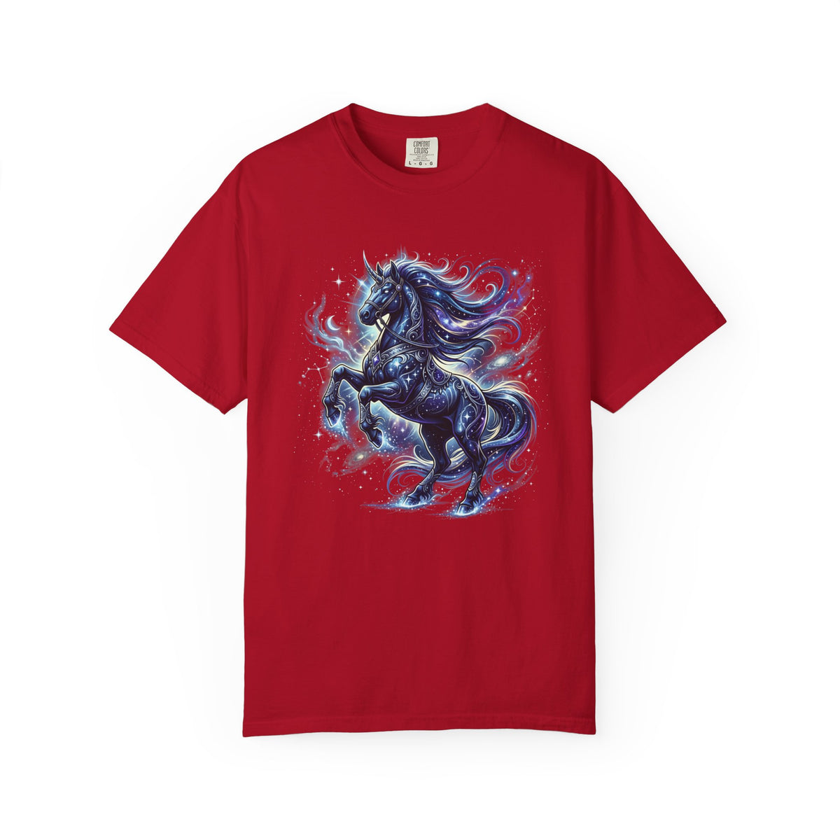 Mystic Blue Unicorn T-Shirt — Fantasy Horse Graphic Tee