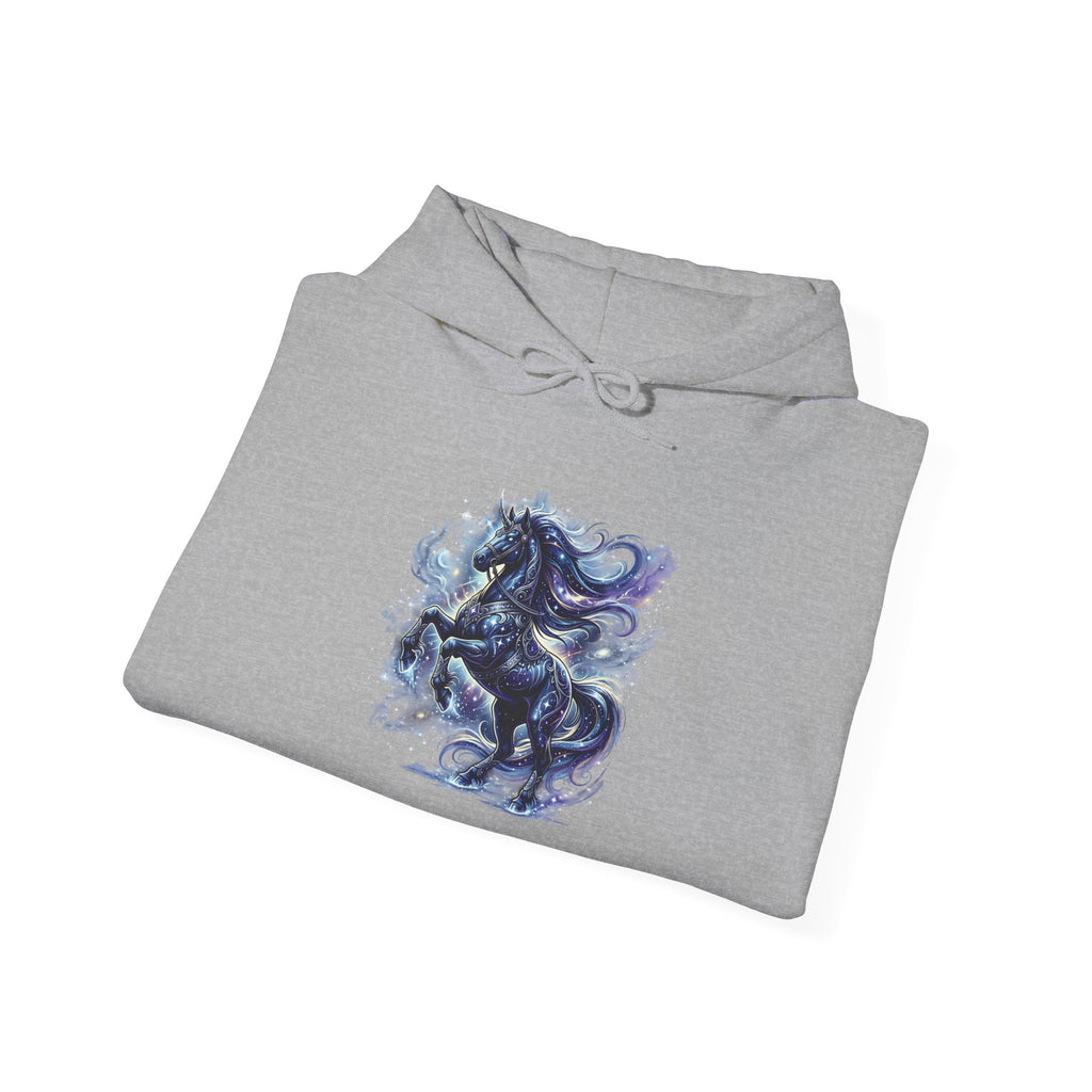 Galaxy Pegasus Hoodie – Starry Blue Mythical Horse Sweatshirt