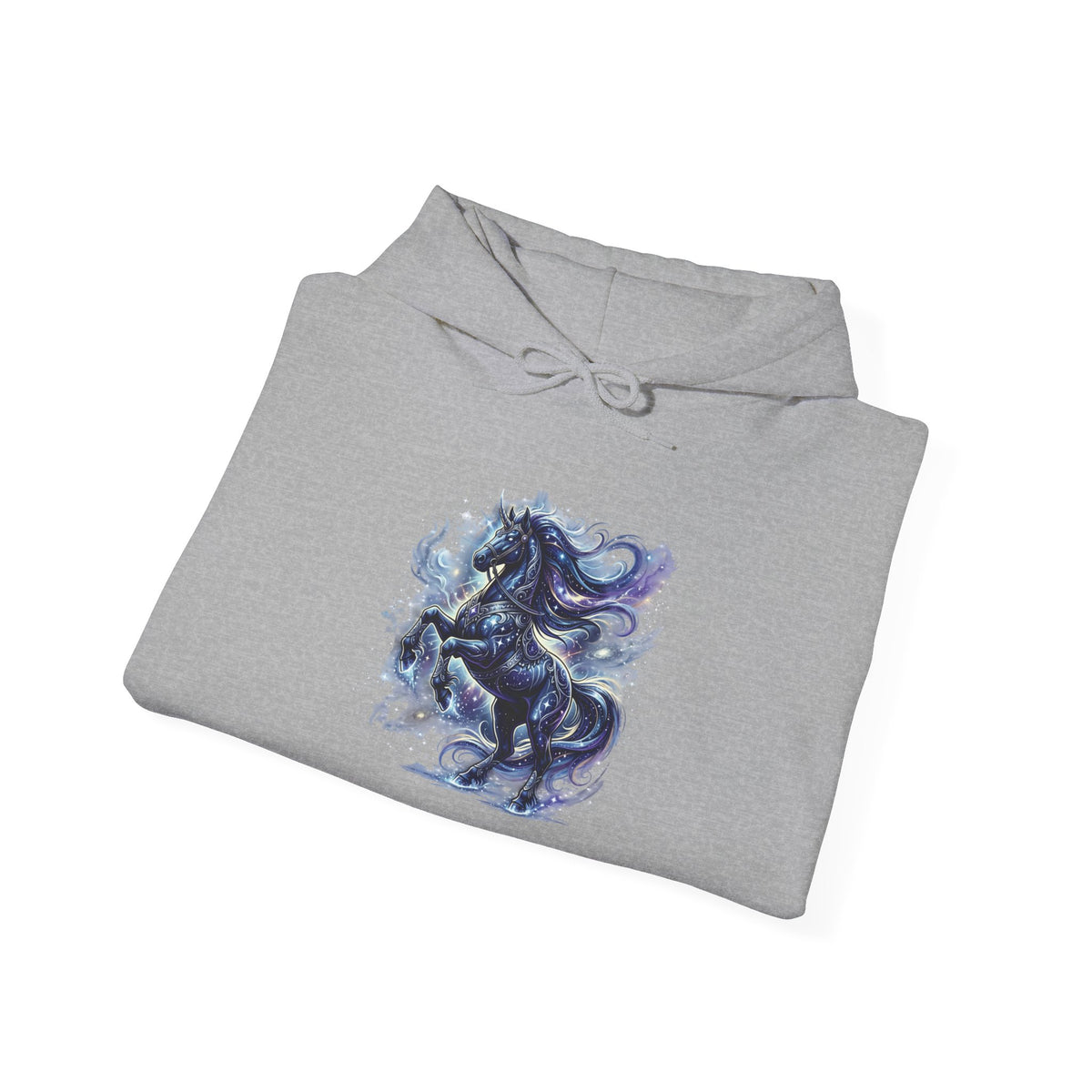 Galaxy Pegasus Hoodie – Starry Blue Mythical Horse Sweatshirt