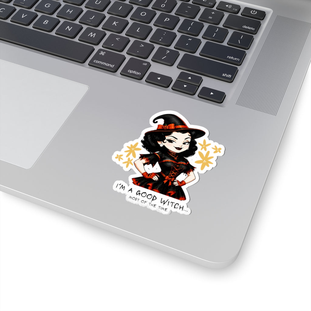 Good Witch Illustration Kiss-Cut Stickers
