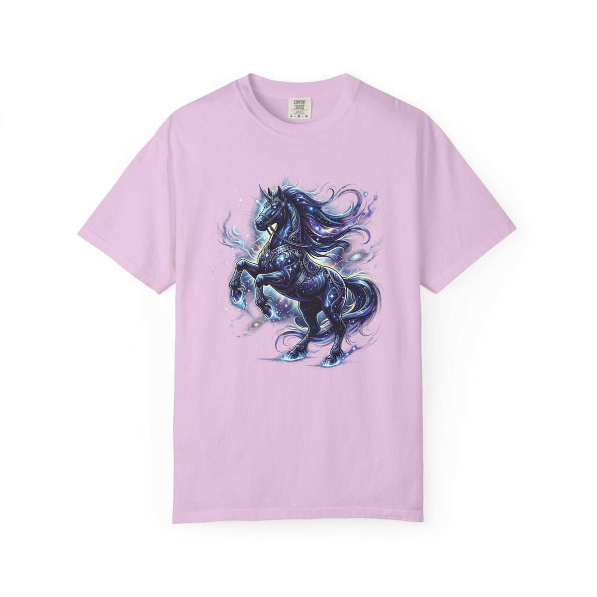Mystic Blue Unicorn T-Shirt — Fantasy Horse Graphic Tee
