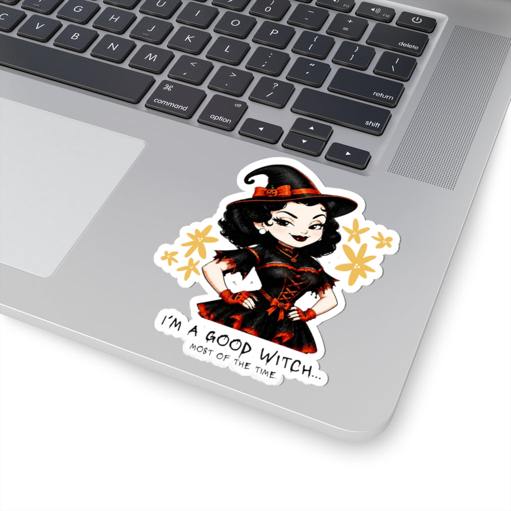Good Witch Illustration Kiss-Cut Stickers