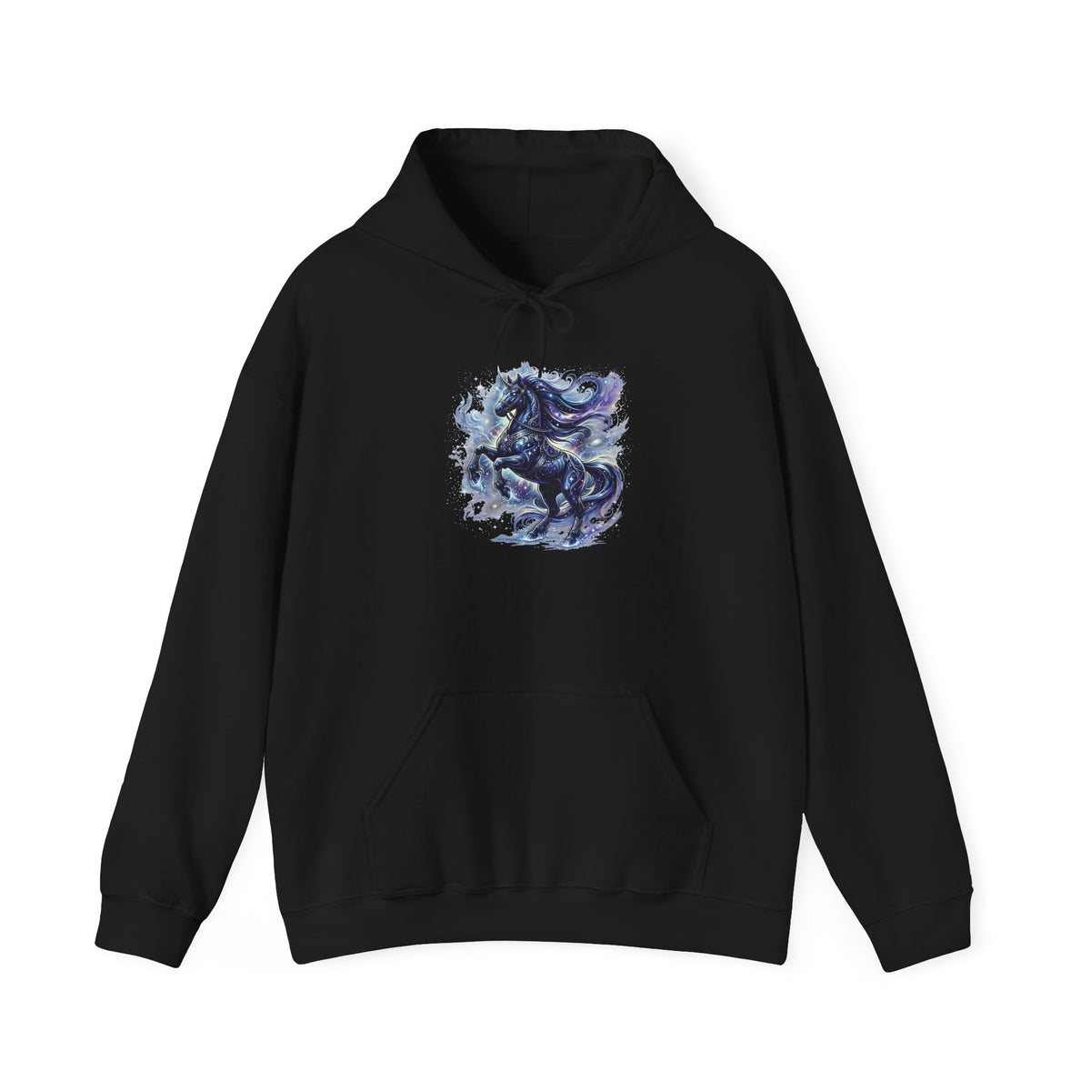 Galaxy Pegasus Hoodie – Starry Blue Mythical Horse Sweatshirt