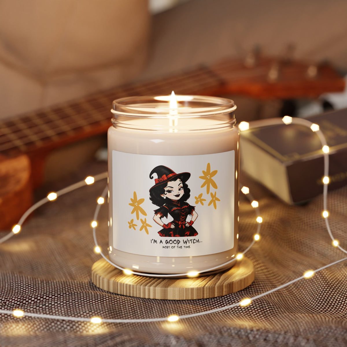 Good Witch Illustration Soy Candle