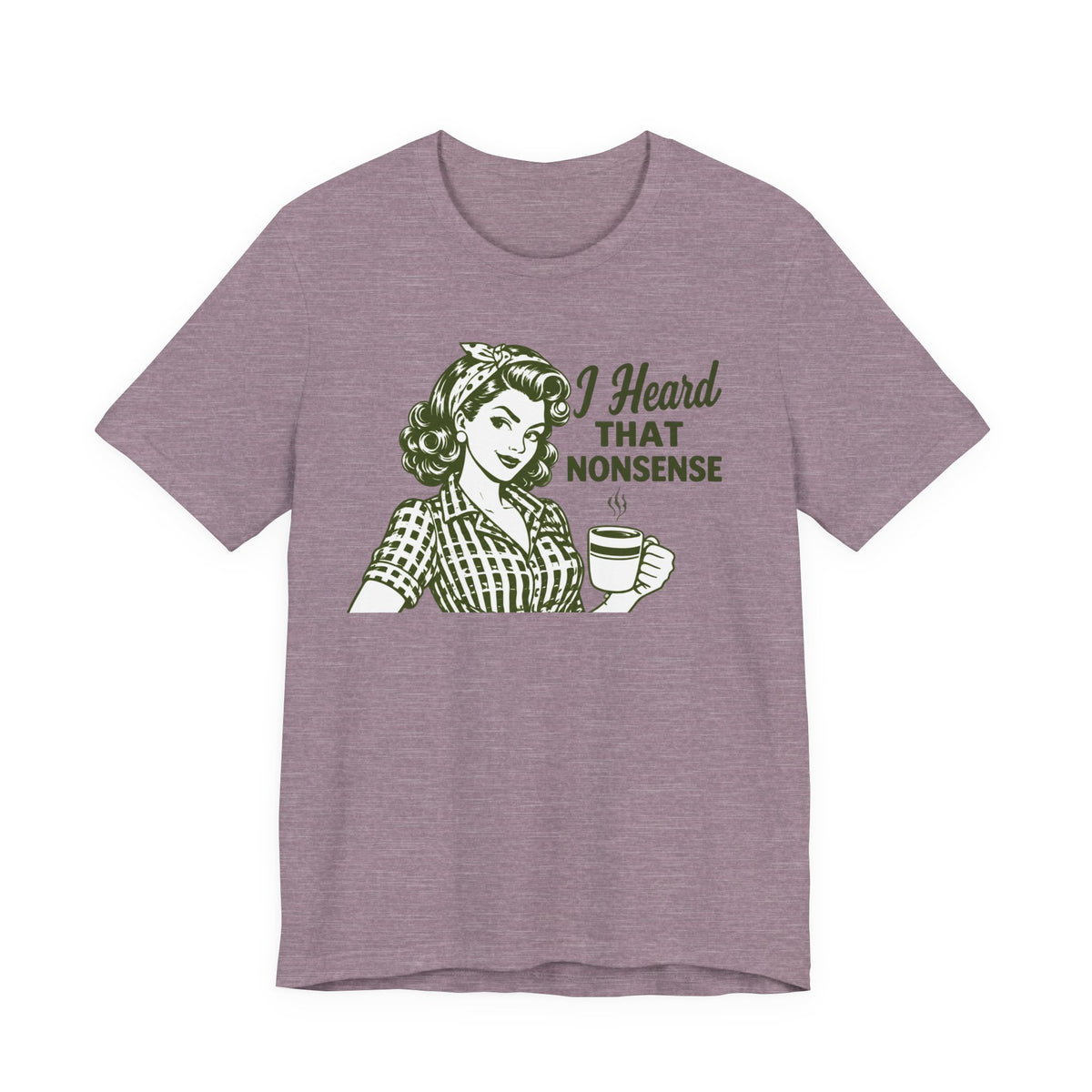 Retro Pinup Coffee Woman Tee