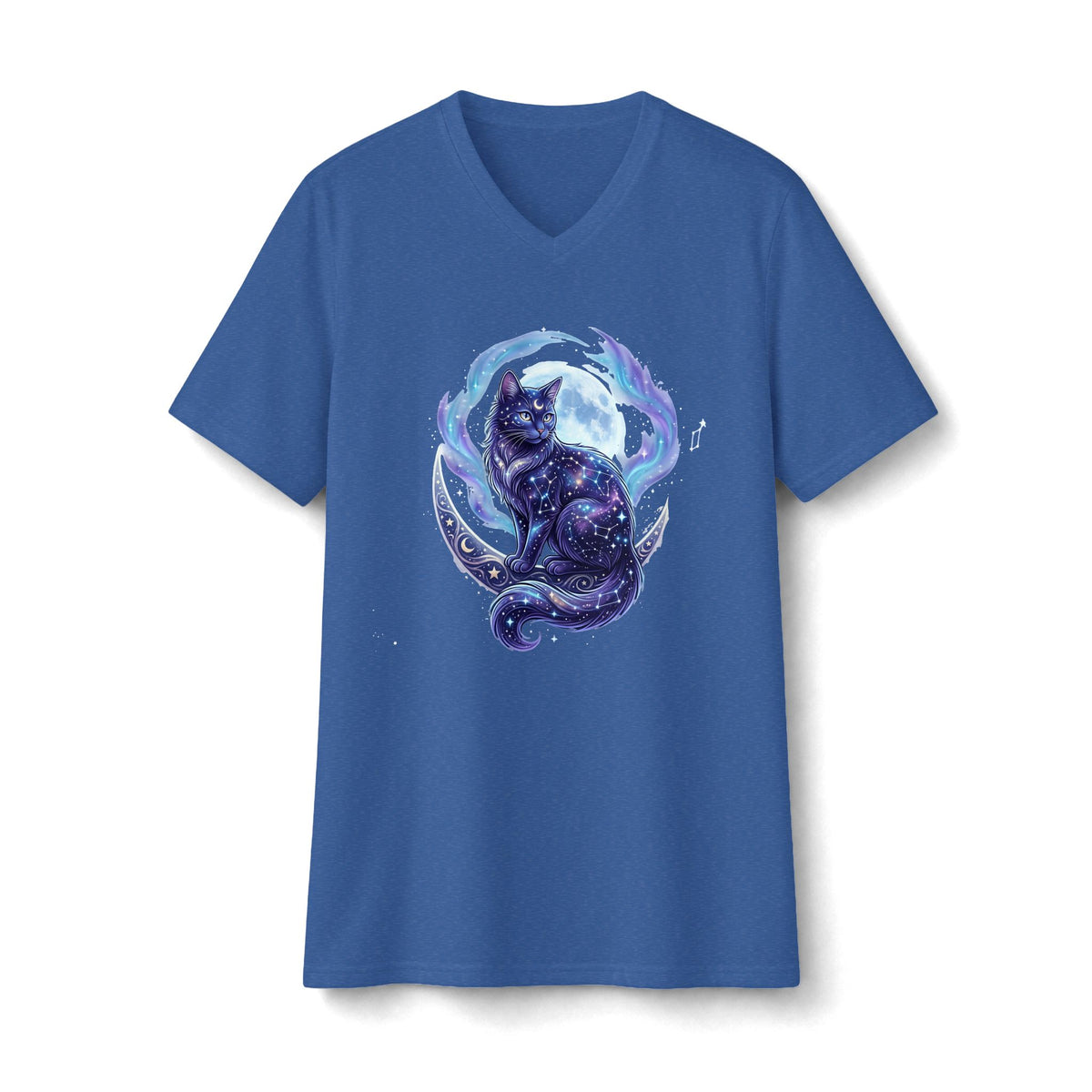 Galaxy Cat V-Neck Tee