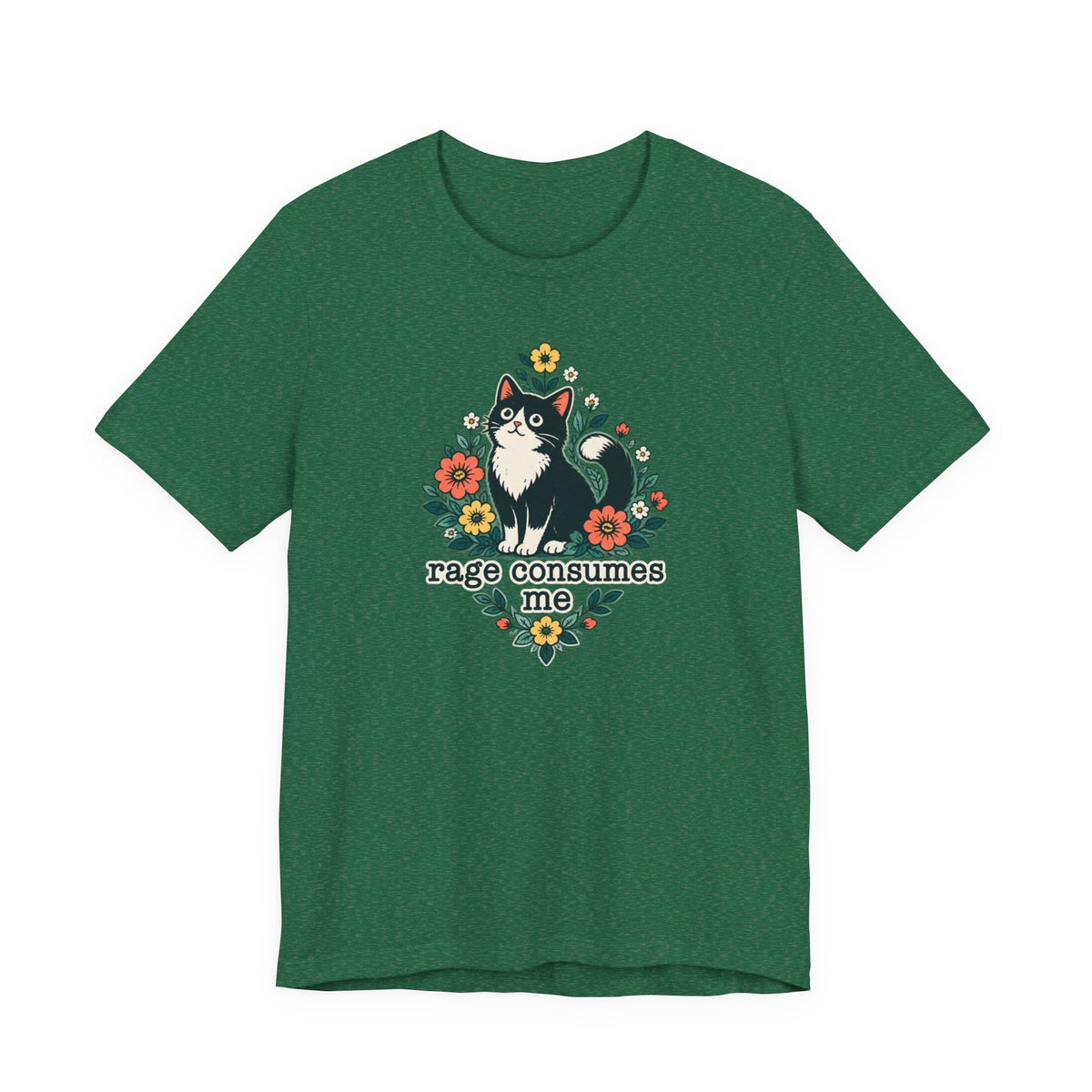 Rage Consumes Me - Cat Humor Tee