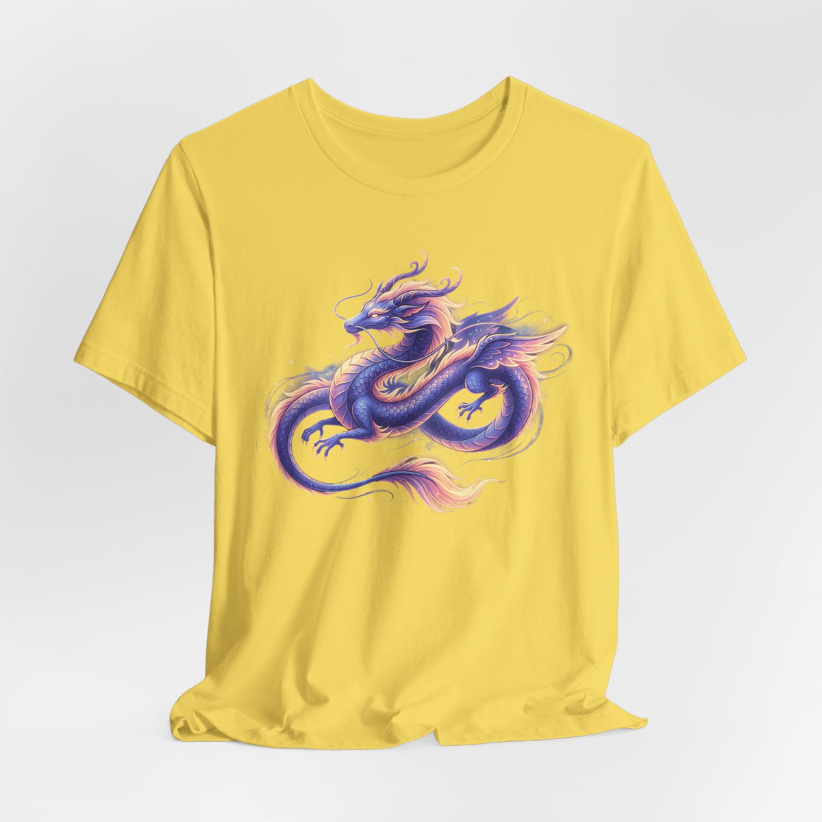 Watercolor Dragon Tee | Mythical Asian Serpent Illustration