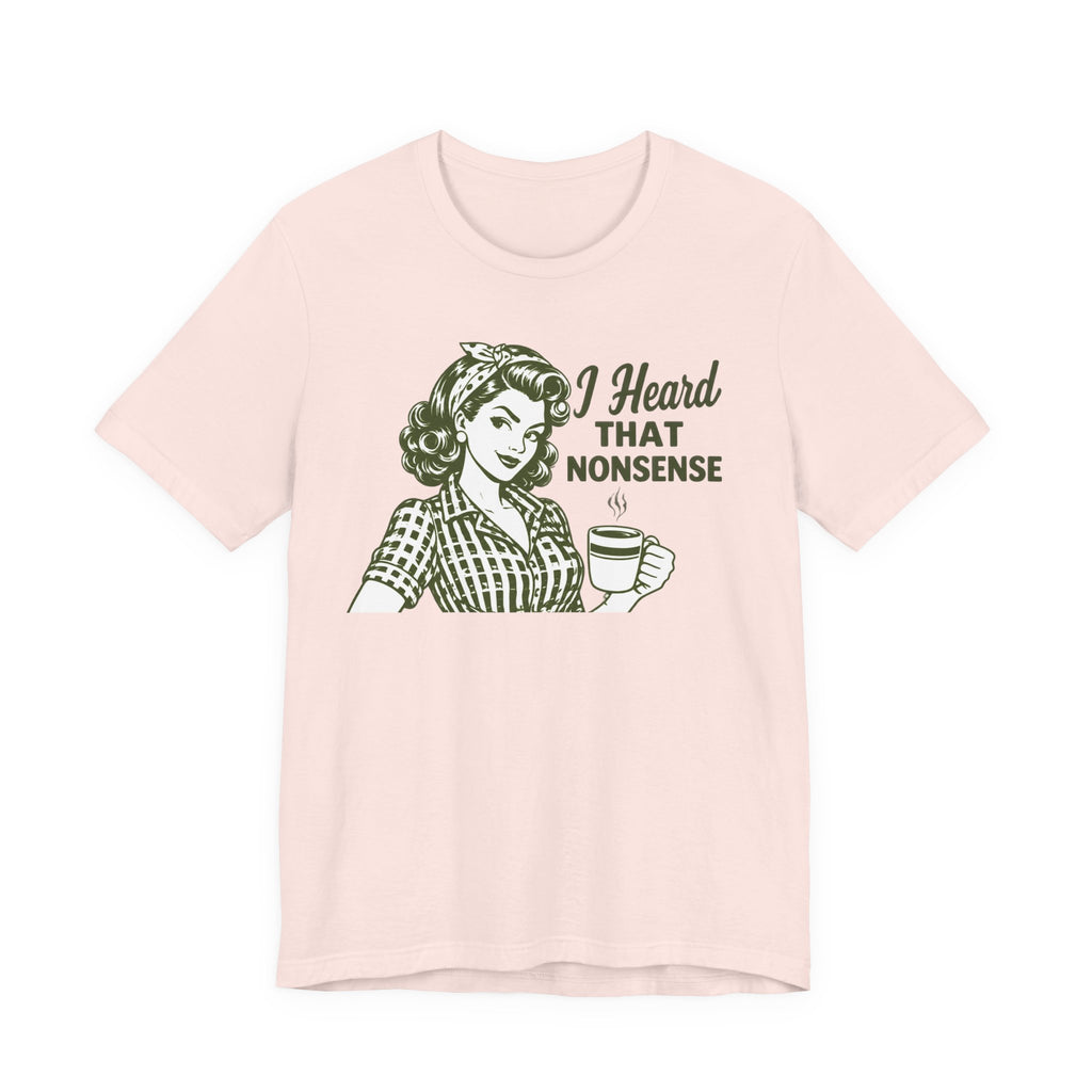Retro Pinup Coffee Woman Tee
