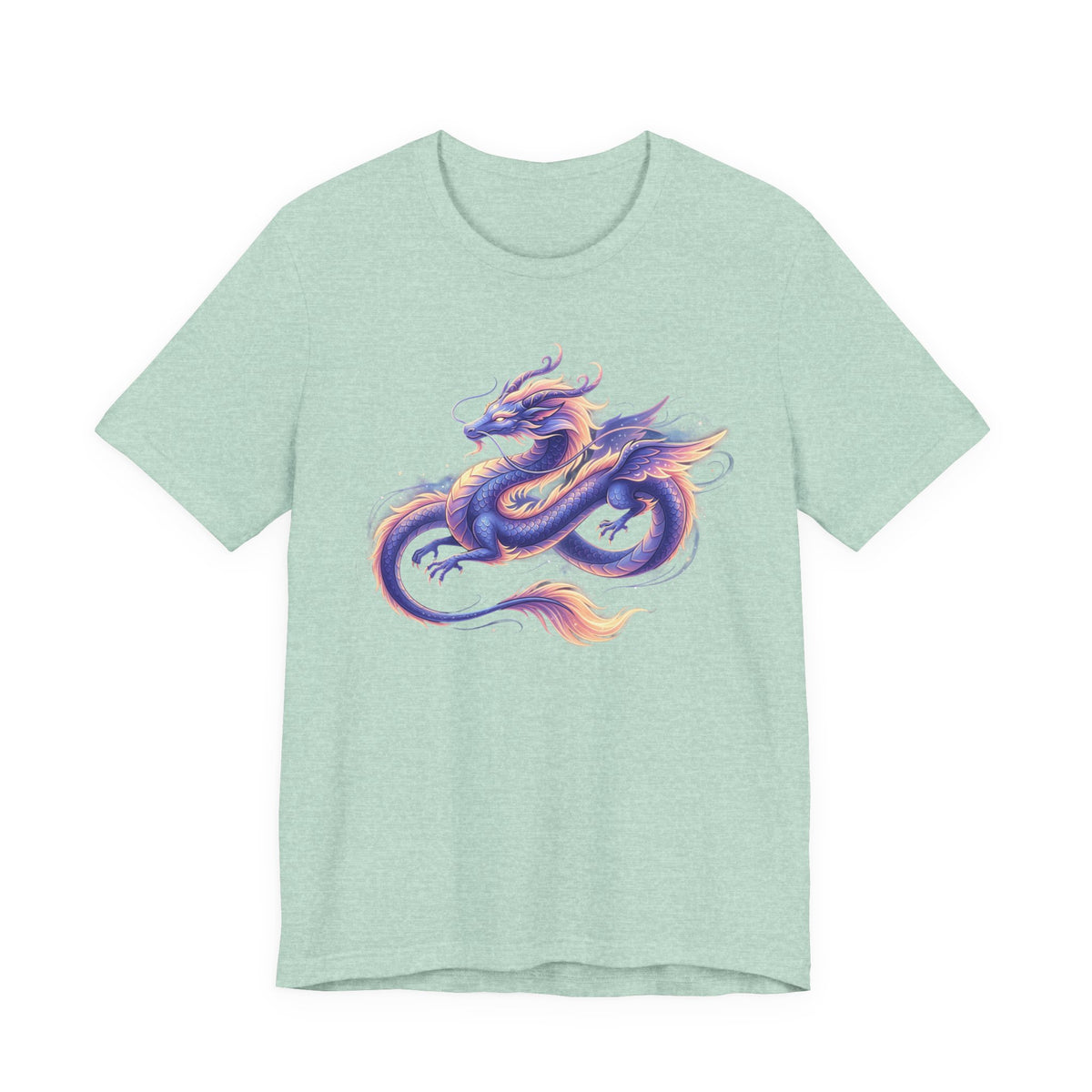 Watercolor Dragon Tee | Mythical Asian Serpent Illustration