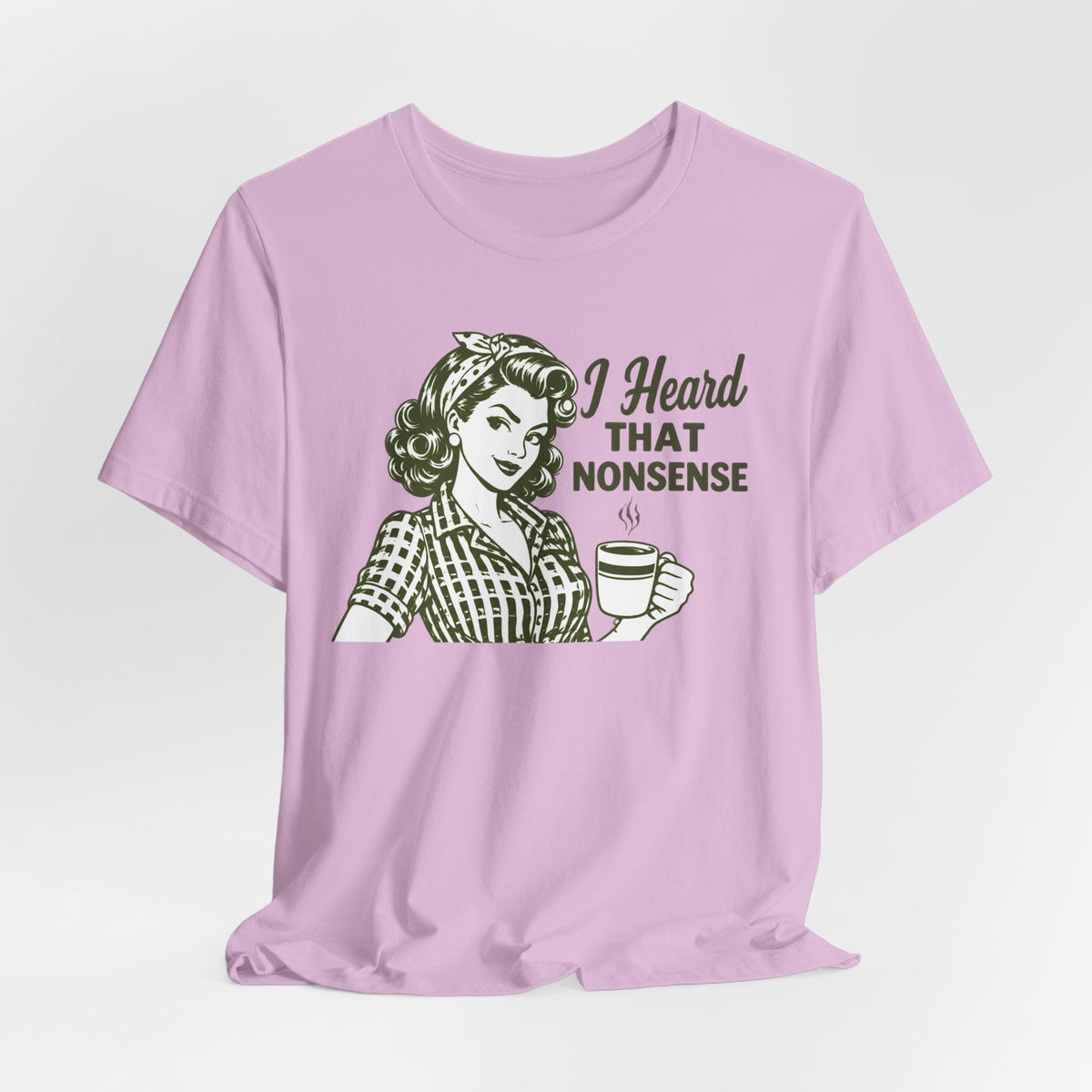 Retro Pinup Coffee Woman Tee