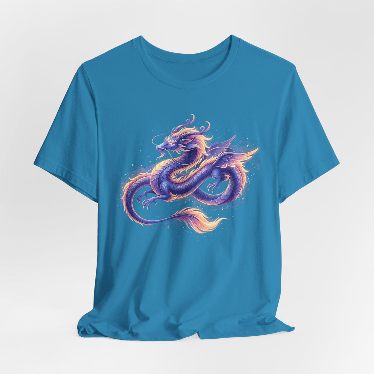 Watercolor Dragon Tee | Mythical Asian Serpent Illustration