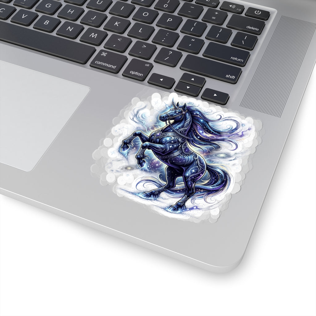 Celestial Stallion Kiss-Cut Sticker — Galaxy Horse Vinyl Decal