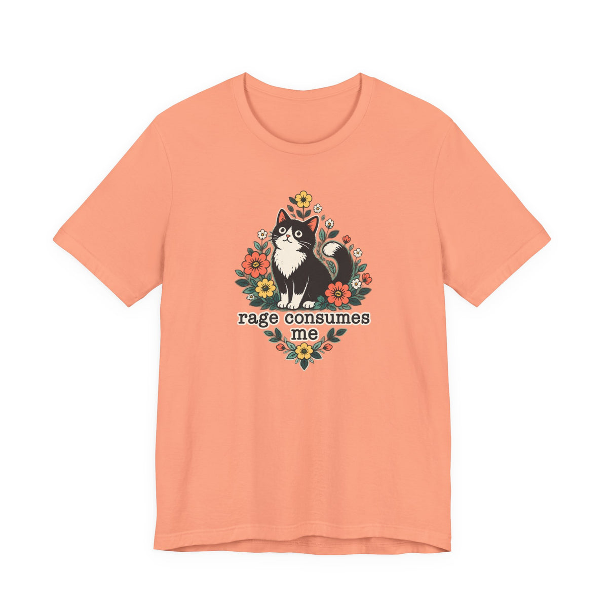 Rage Consumes Me - Cat Humor Tee