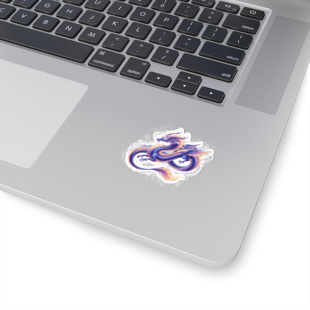 Iridescent Asian Dragon Kiss-Cut Stickers | Vinyl Die-Cut Sticker