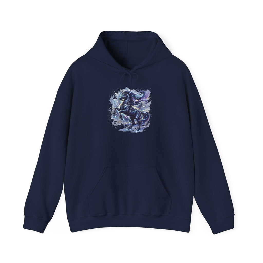 Galaxy Pegasus Hoodie – Starry Blue Mythical Horse Sweatshirt