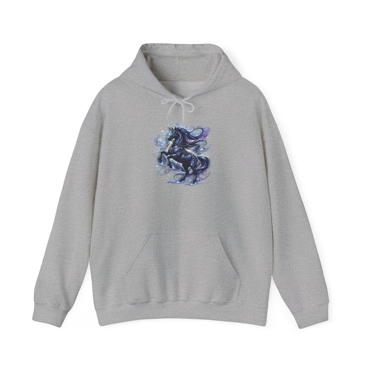 Galaxy Pegasus Hoodie – Starry Blue Mythical Horse Sweatshirt