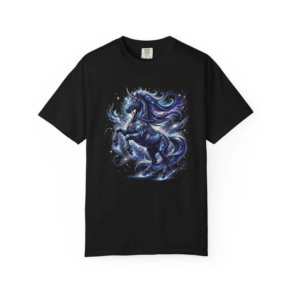 Mystic Blue Unicorn T-Shirt — Fantasy Horse Graphic Tee