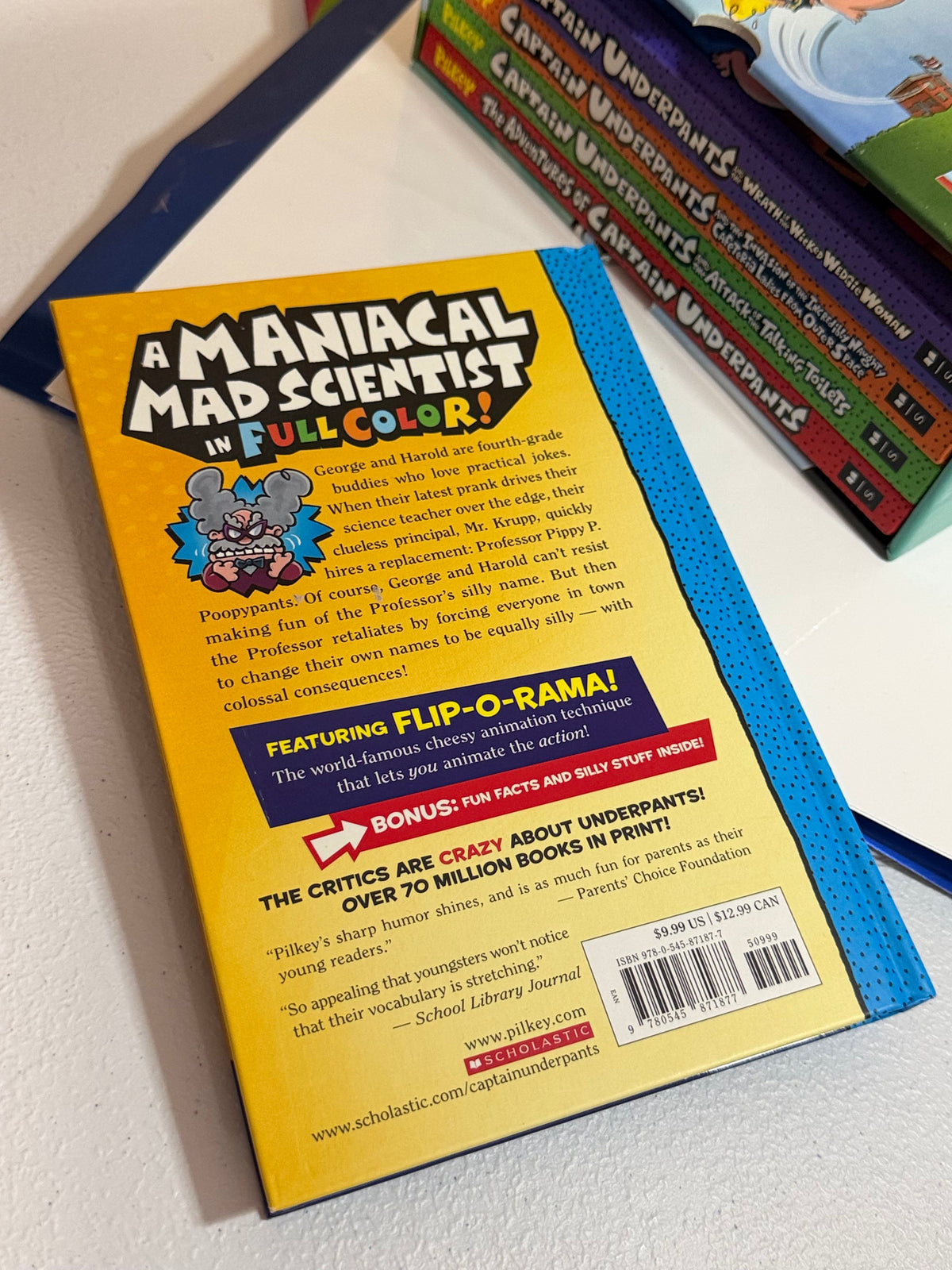 The Captain Underpants Colossal Color Collection #1-5 Boxed Set