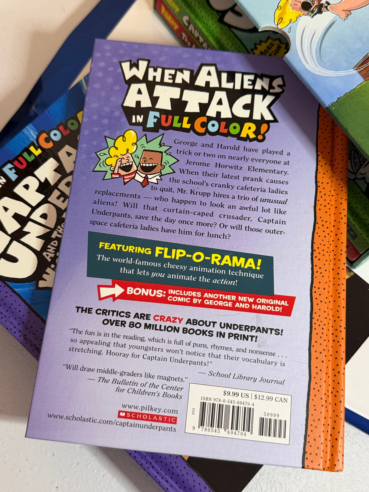 The Captain Underpants Colossal Color Collection #1-5 Boxed Set