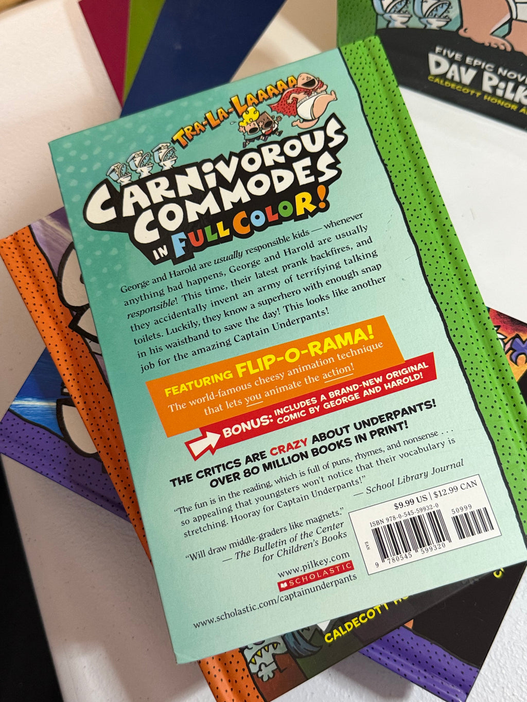 The Captain Underpants Colossal Color Collection #1-5 Boxed Set